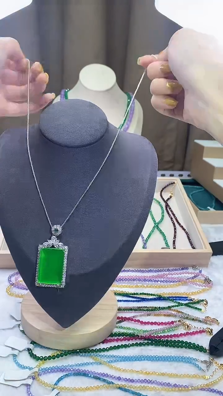 【闪购商品】翡翠项链14K金镶嵌诗宁甄选珠宝SYZBA57