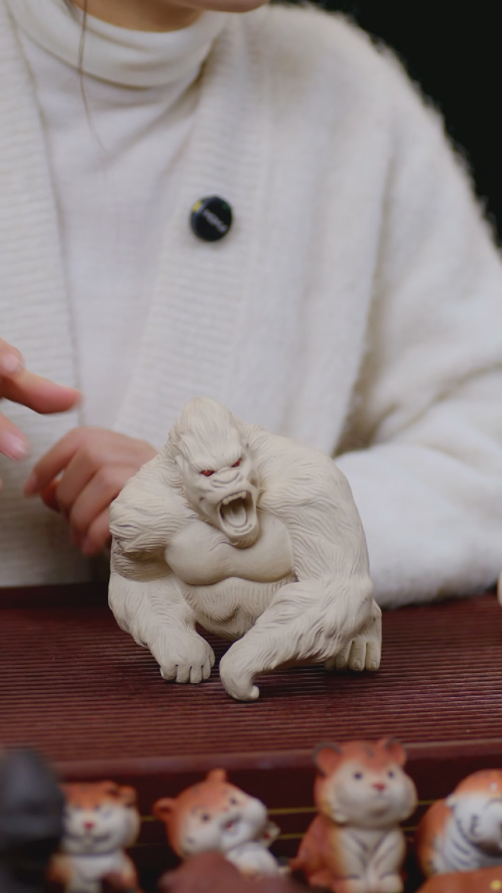 【闪购商品】紫砂茶宠大白金刚