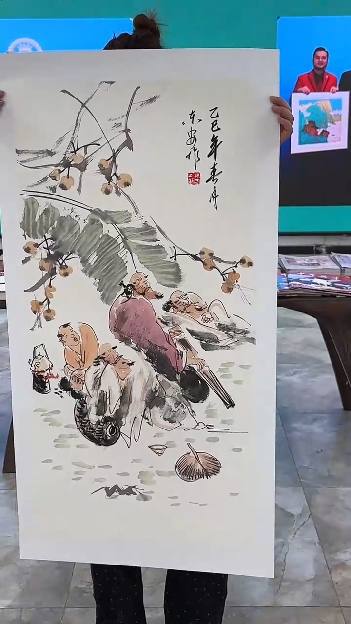 【闪购商品】绘画梁东安手绘国画