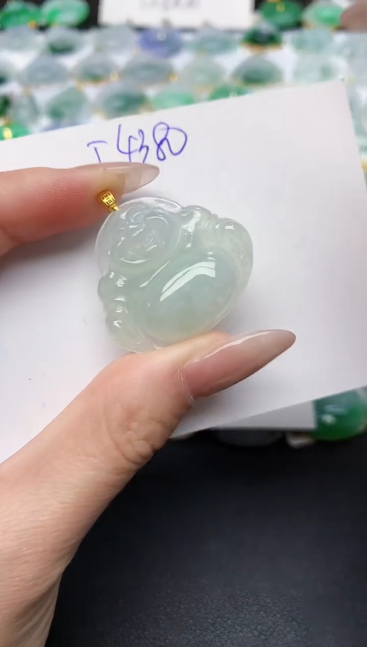 颈饰未镶嵌翡翠天然缅甸A货翡翠百元以上9元证书费自理