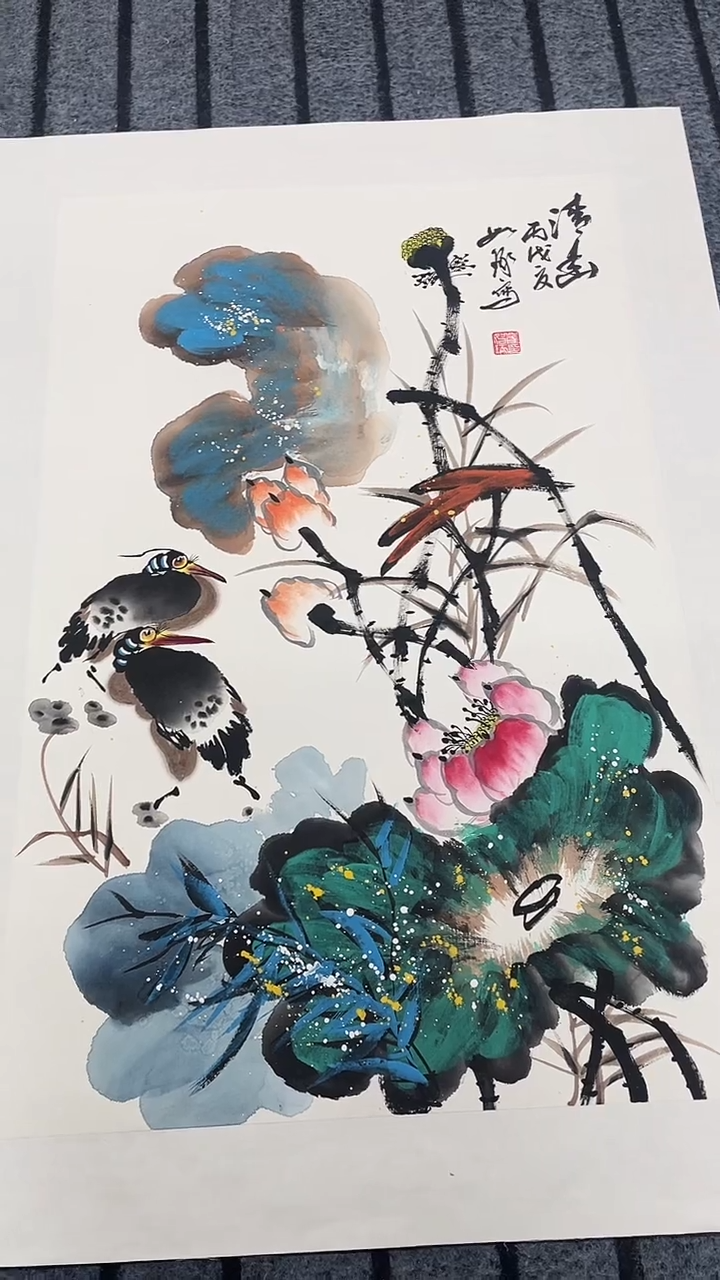 精品国画花鸟作品