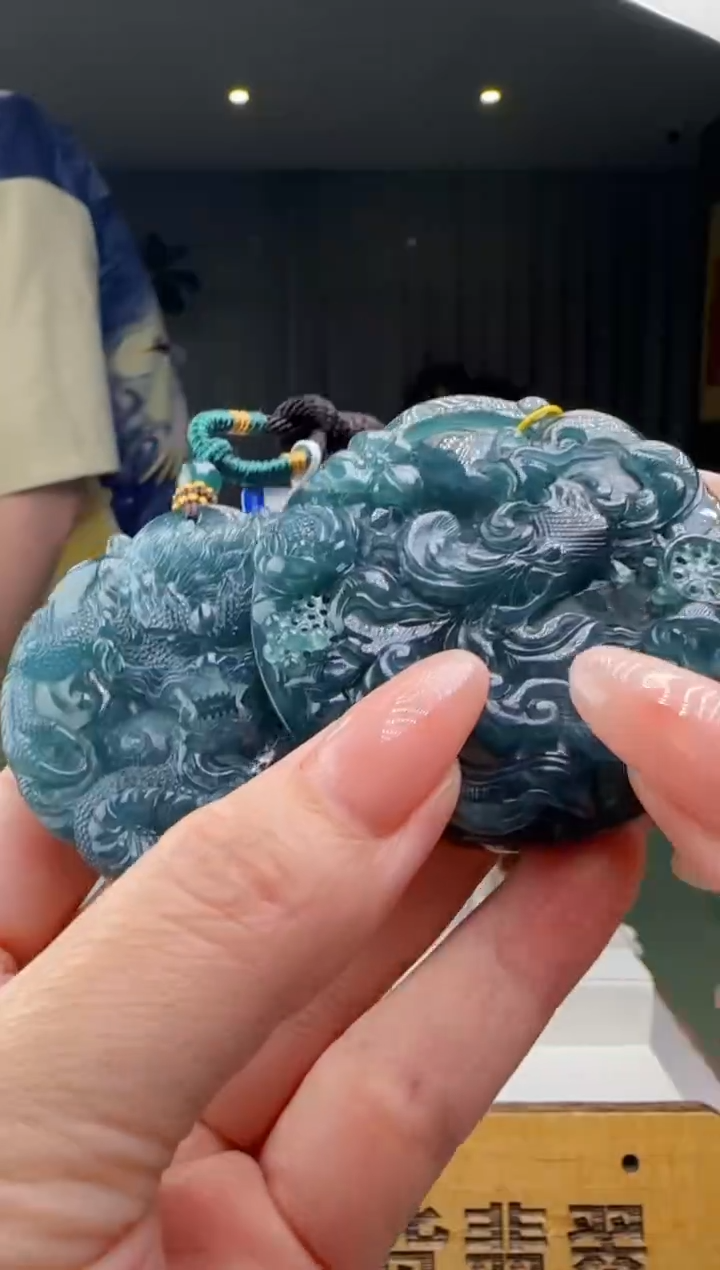 【闪购商品】翡翠吊坠(不含链)未镶嵌多样性发一对YJ@@960Q3J1495