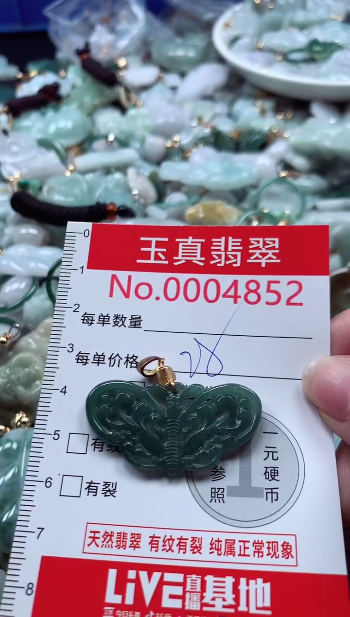 吊坠(不含链)未镶嵌翡翠4852