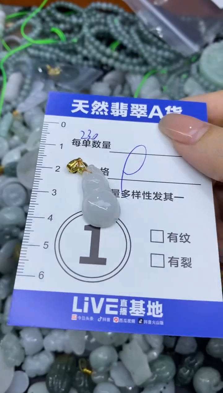 颈饰未镶嵌翡翠天然翡翠A货批量多样性发一件