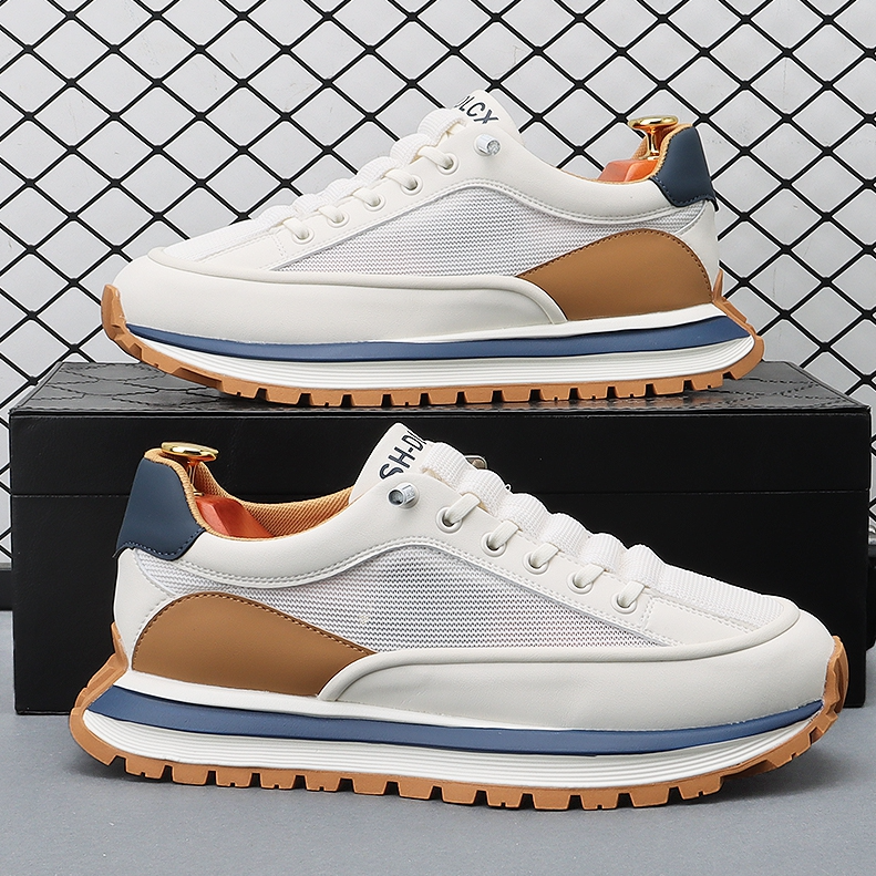 透气休闲阿甘鞋男2025年夏季新品男士轻便软底网面鞋套脚懒人潮鞋