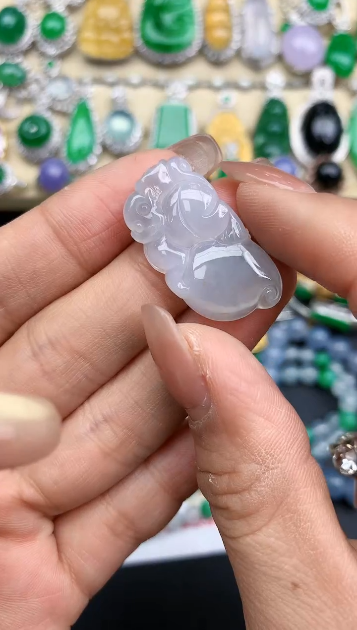 颈饰未镶嵌翡翠185-中国好珍宝