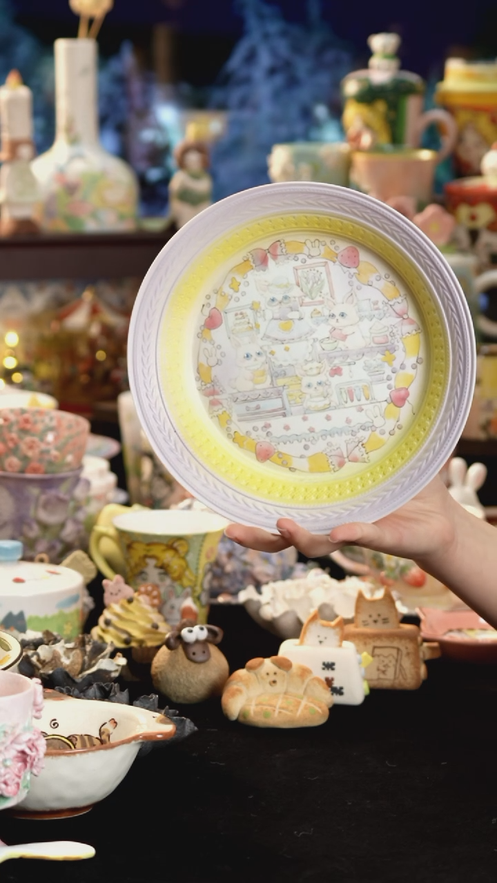 其他陶景德镇釉下彩手绘设计师款陶瓷