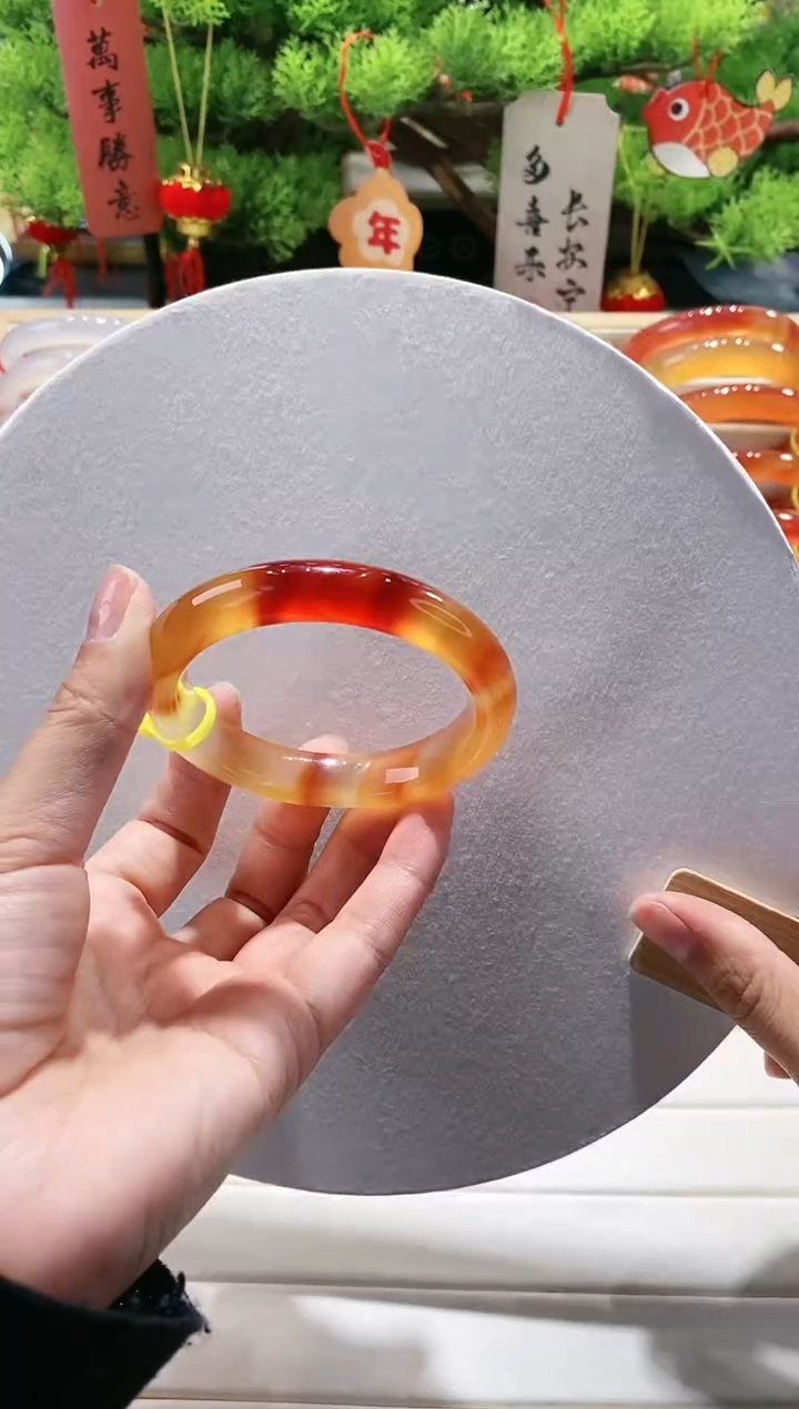 【闪购商品】玛瑙/玉髓手镯未镶嵌101-54.4