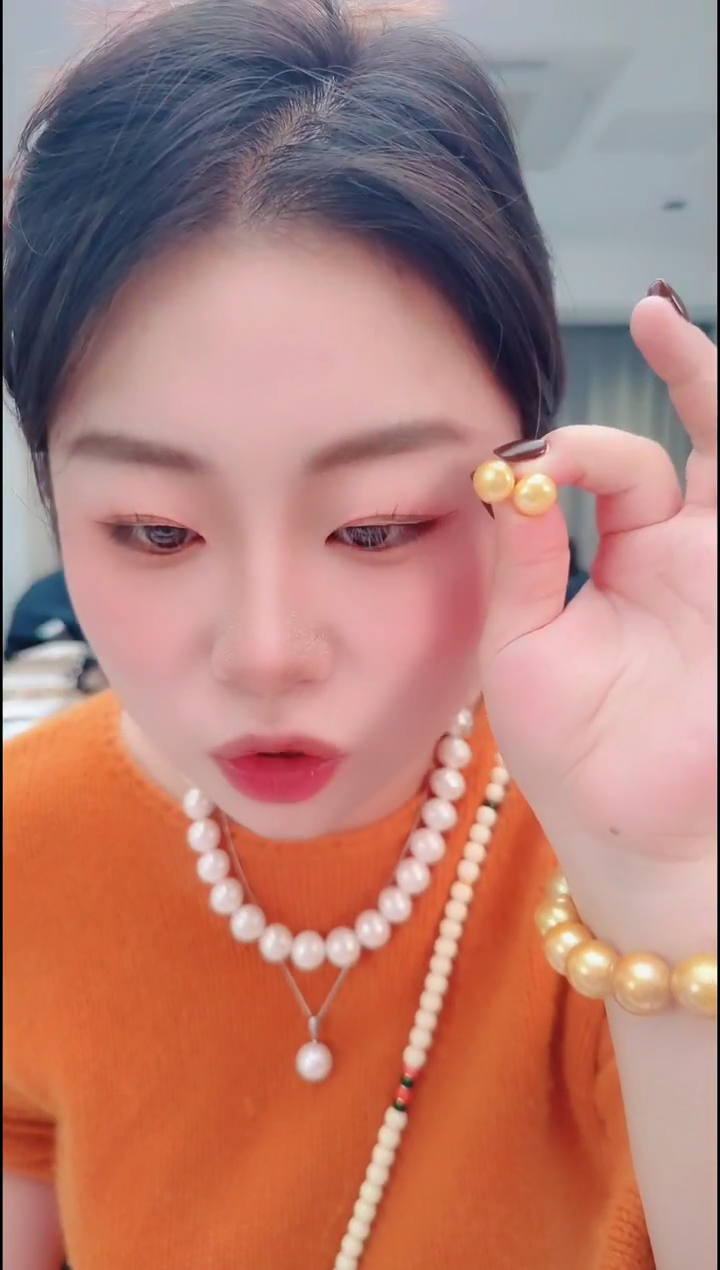 颈饰未镶嵌淡水珍珠0210耳钉