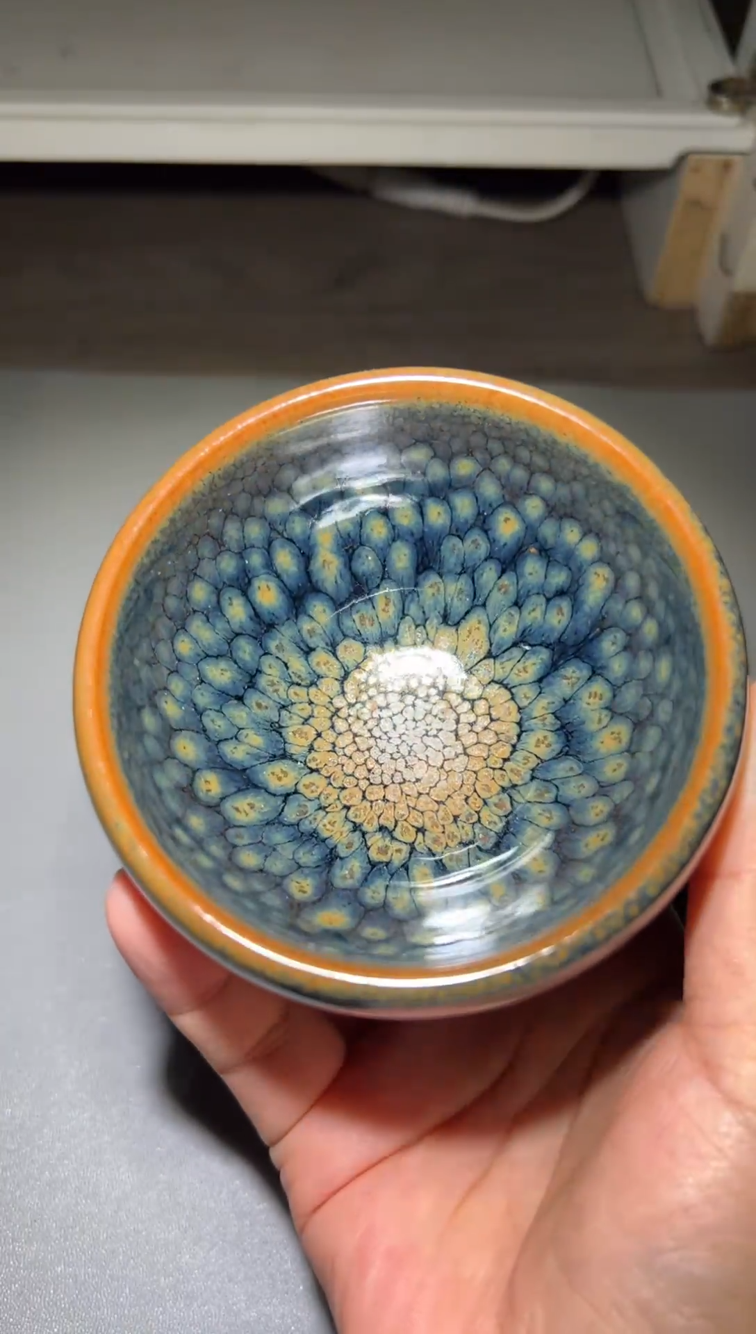 茶盏建窑建盏福利柴烧