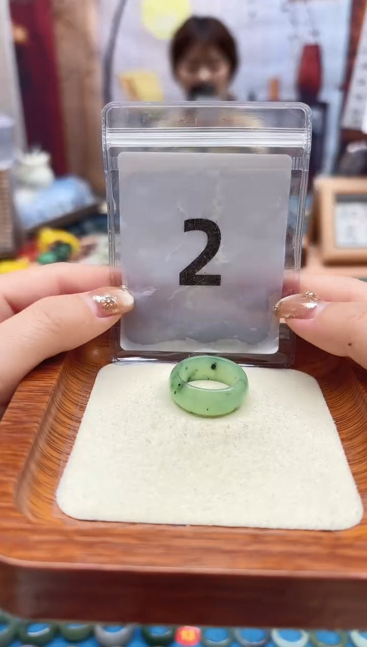 和田玉戒指未镶嵌14号