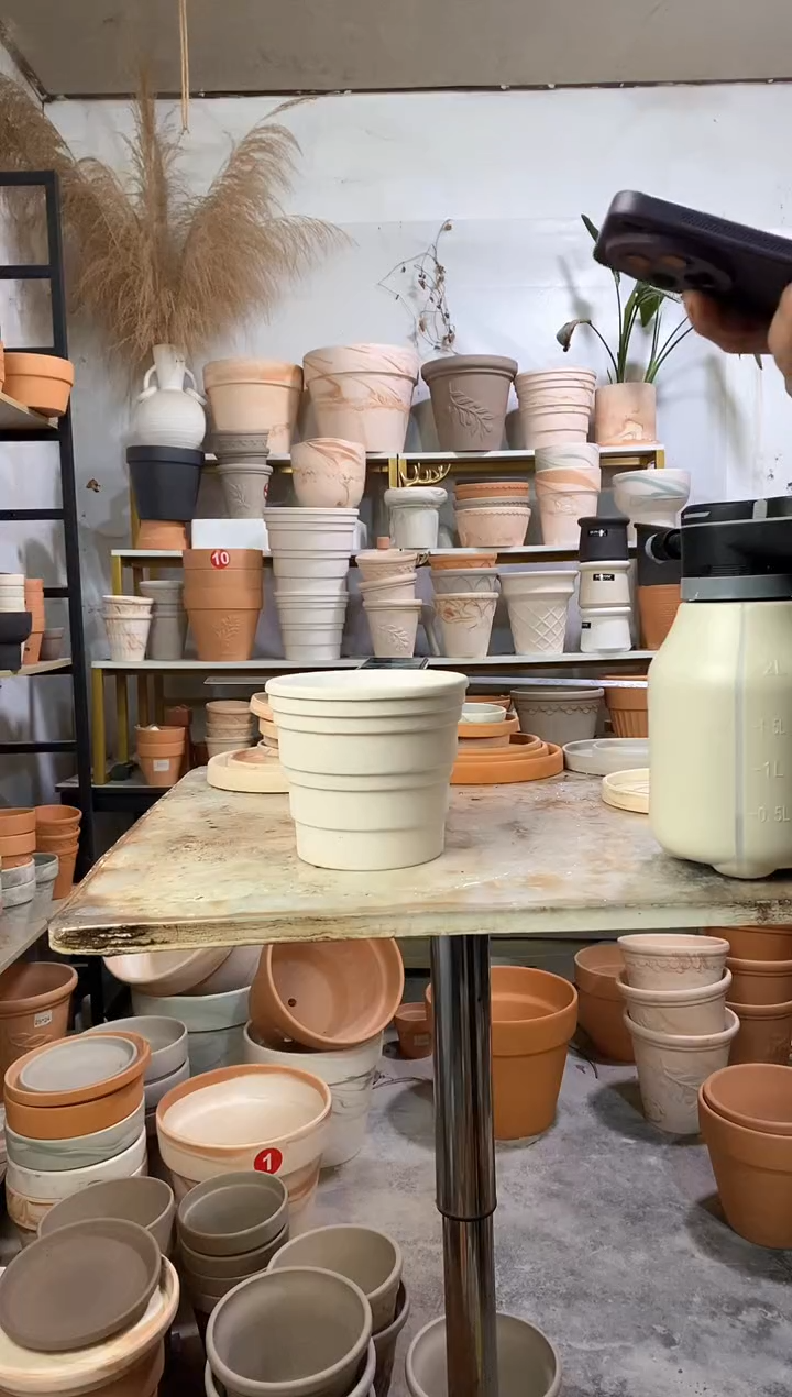 16*14白色竹节 1盆无托