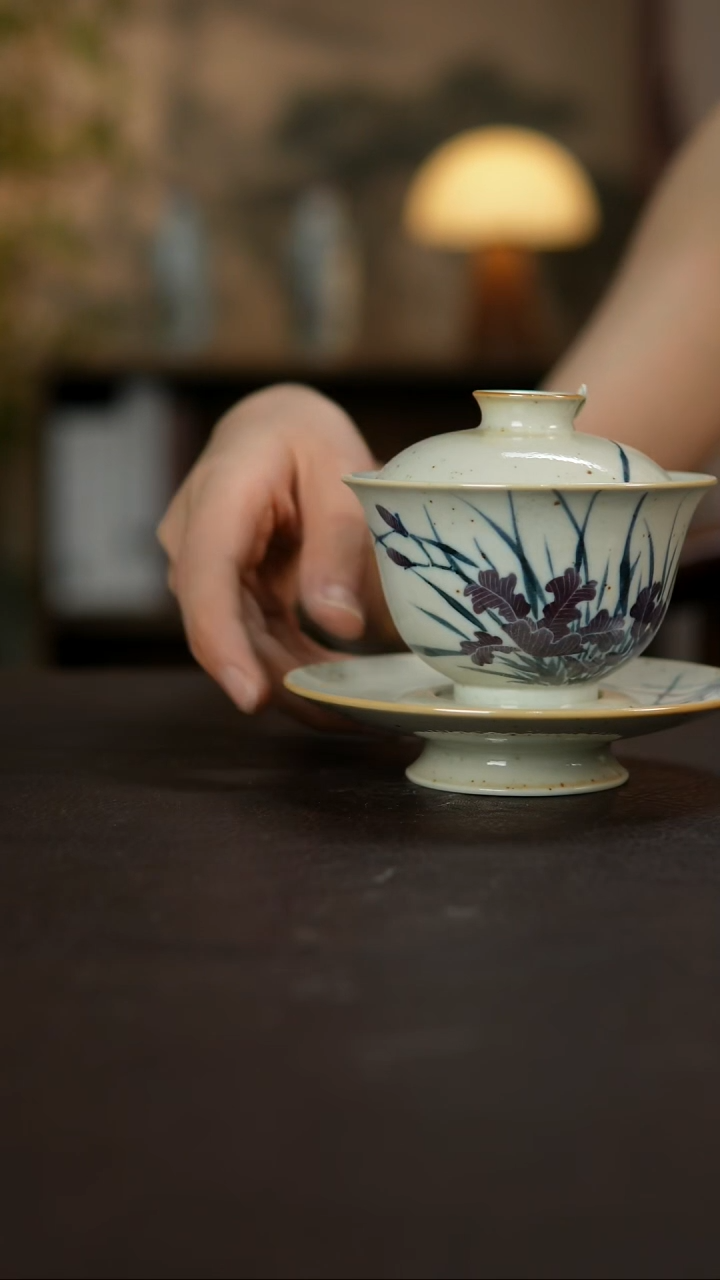 杯景德镇陶瓷杯碗柴烧多人