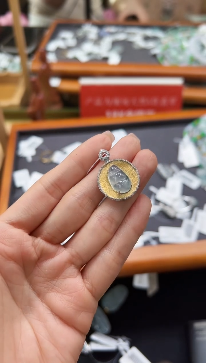 【闪购商品】翡翠颈饰18K金镶嵌DFZ0224-29