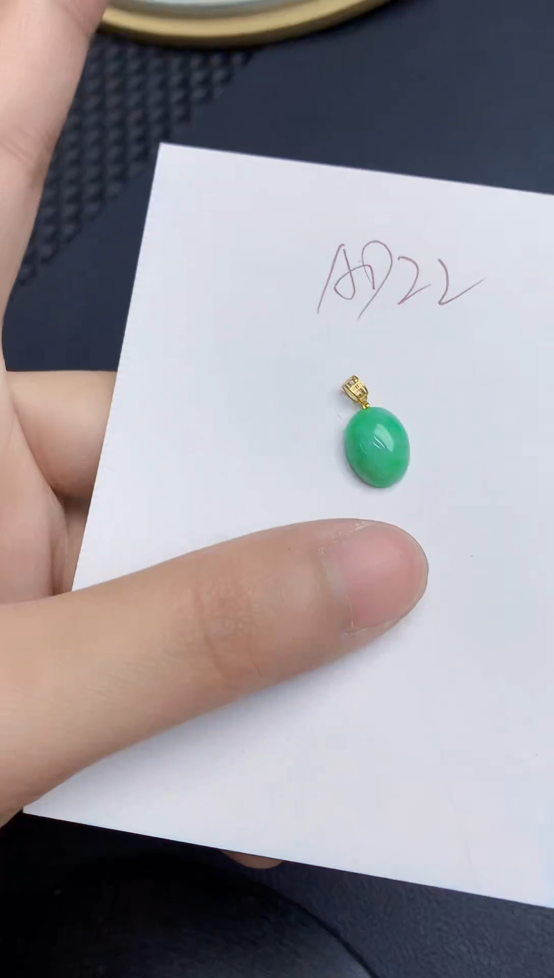 【闪购商品】翡翠颈饰18K金镶嵌000000000