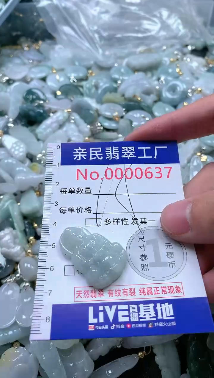 【闪购商品】翡翠吊坠(不含链)未镶嵌637