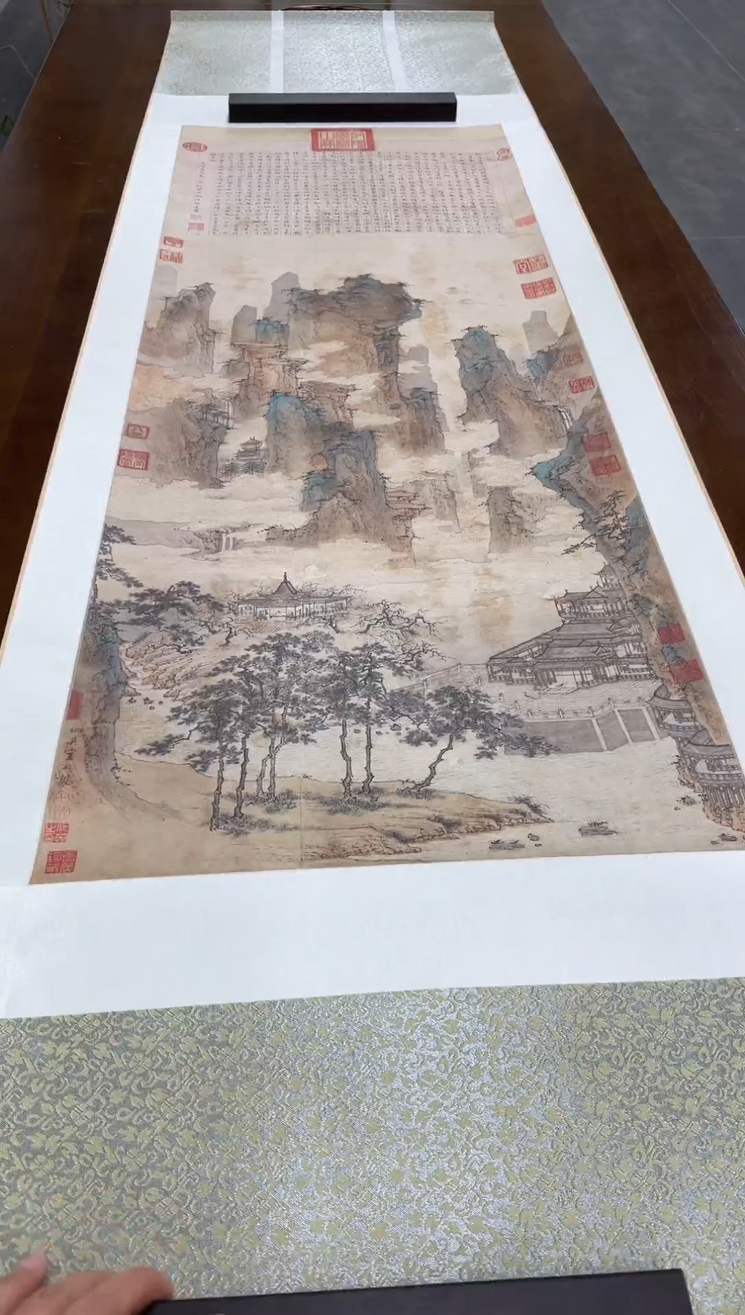 【复刻品】仇英 仙山楼阁