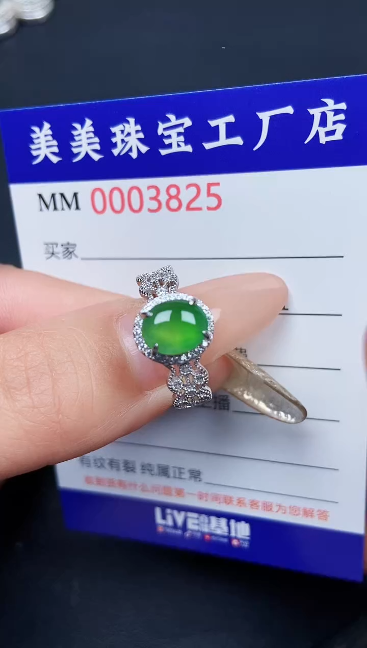 【闪购商品】翡翠颈饰银S925镶嵌3825