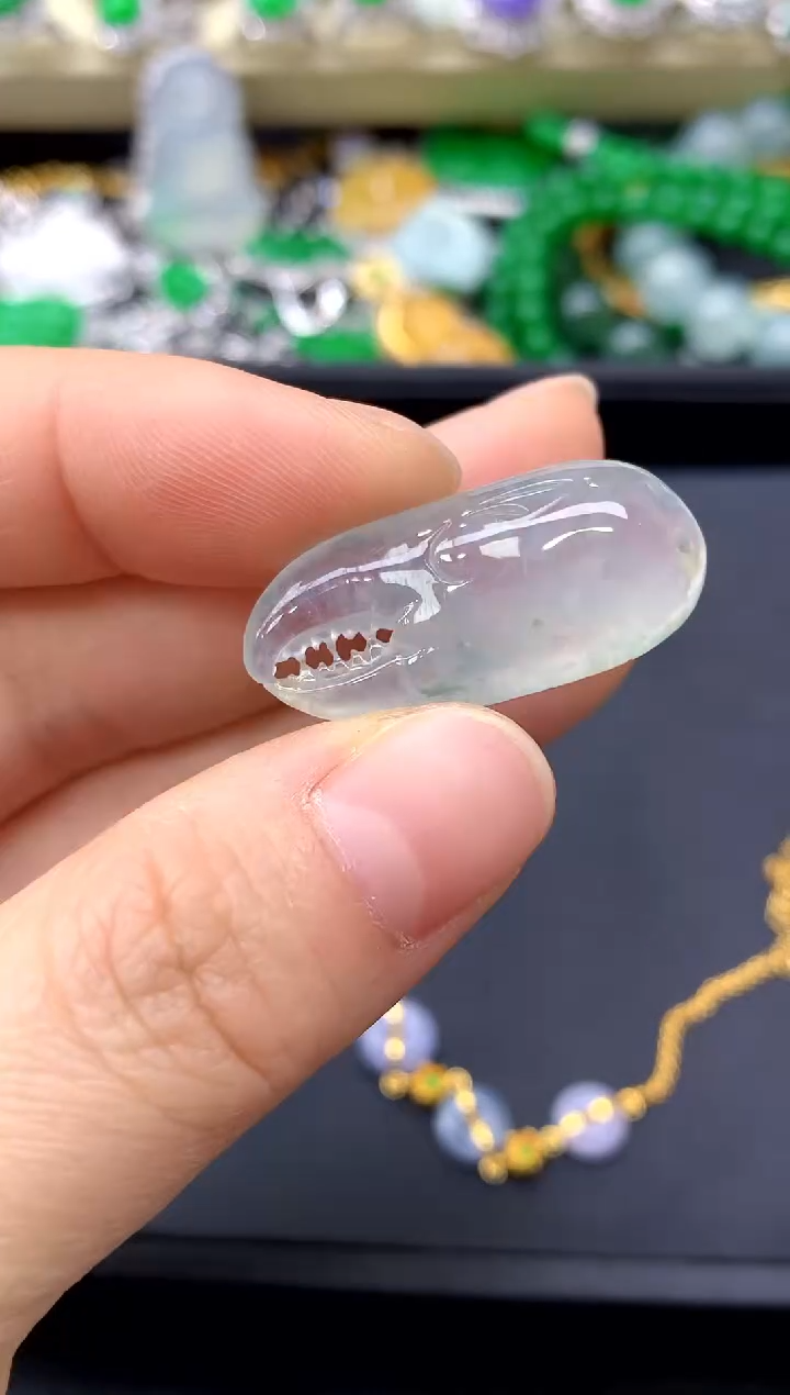 颈饰未镶嵌翡翠209-中国好珍宝