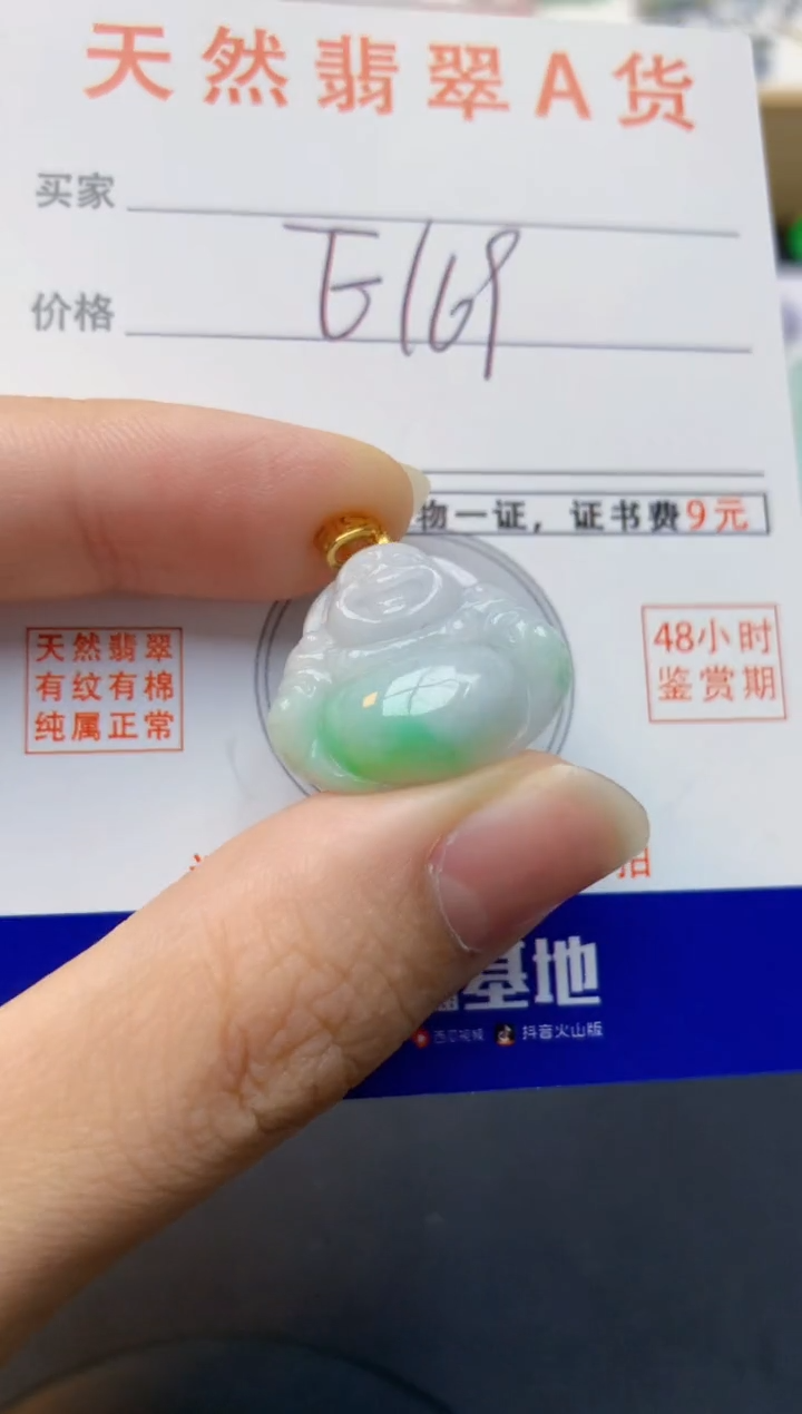 颈饰未镶嵌翡翠天然缅甸A货翡翠百元以上9元证书费自理
