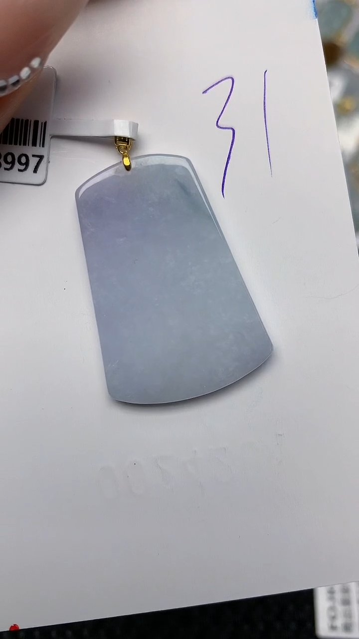 【闪购商品】翡翠颈饰18K金镶嵌天然翡翠A货