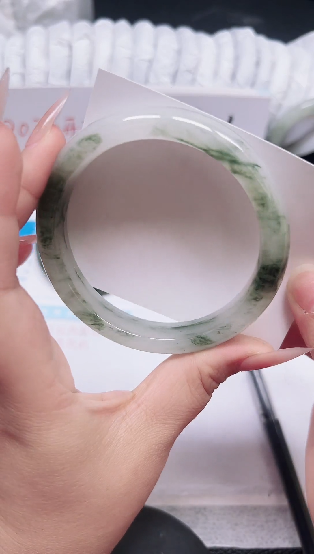 未镶嵌手镯石英质玉230-62.7