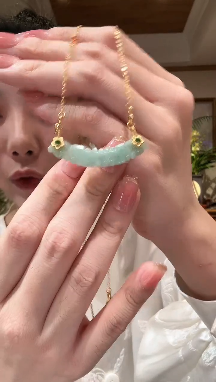 【闪购商品】翡翠颈饰未镶嵌国风