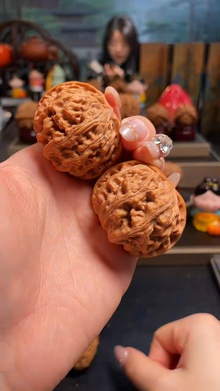 【闪购商品】文玩核桃吊坠K519苹果园43