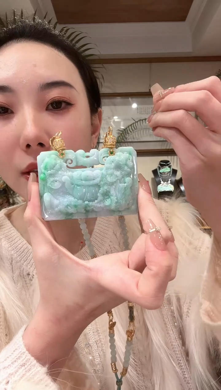 【闪购商品】翡翠颈饰未镶嵌国风