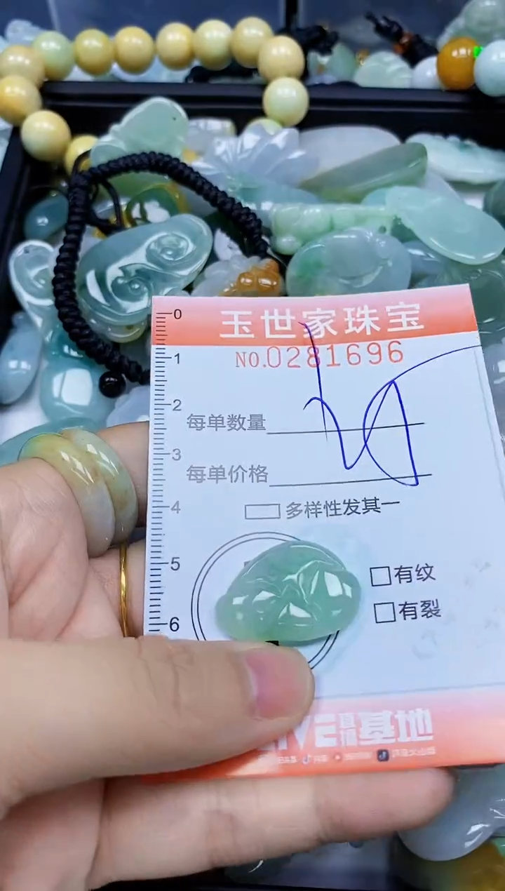 翡翠未镶嵌颈饰闪购0281696