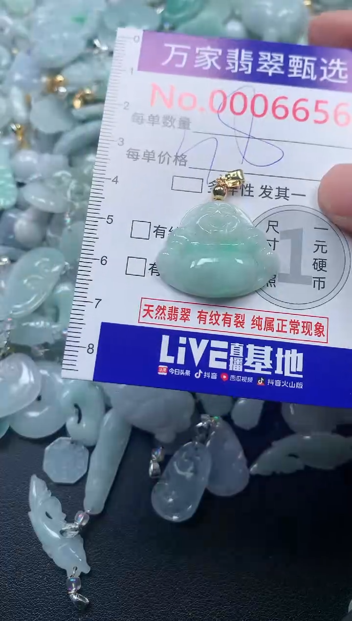 颈饰未镶嵌翡翠6656