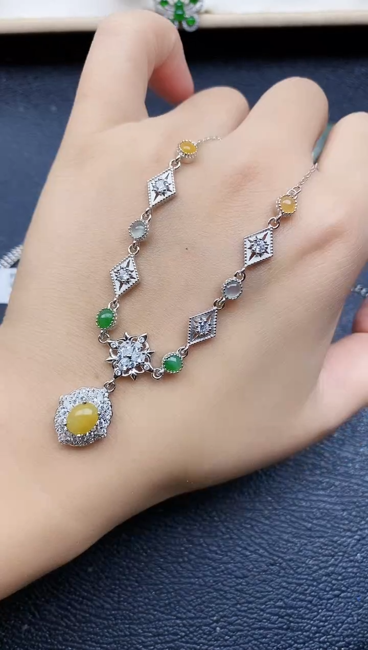 【闪购商品】翡翠戒指银S925镶嵌11111