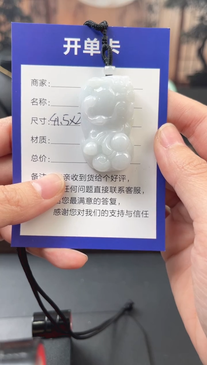 【闪购商品】翡翠吊坠(不含链)未镶嵌翡翠吊坠YPFC-184貔貅