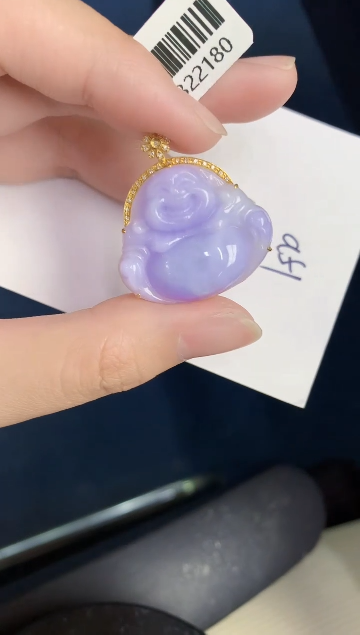 【闪购商品】翡翠颈饰18K金镶嵌0000000000