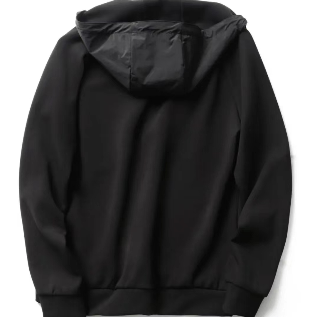 XL/蓝男春秋连帽户外休闲外套