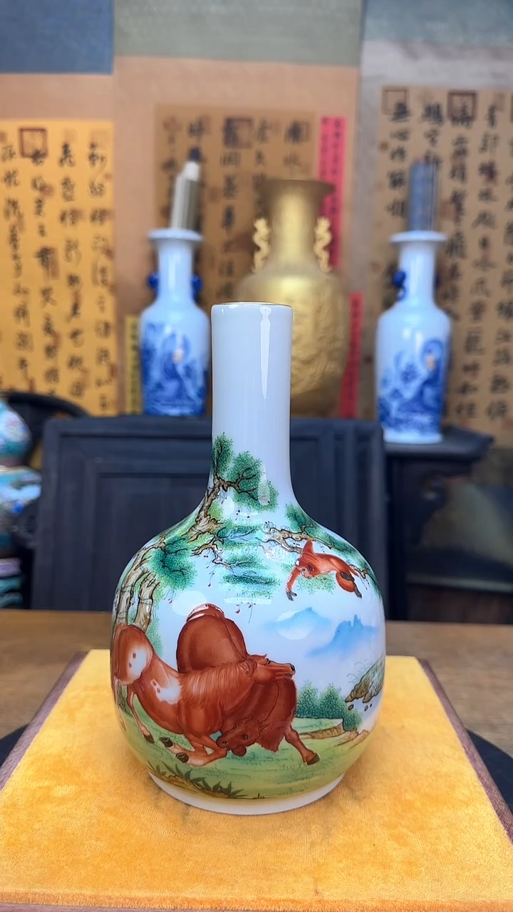 【闪购商品】瓶景德镇陶瓷客厅摆件