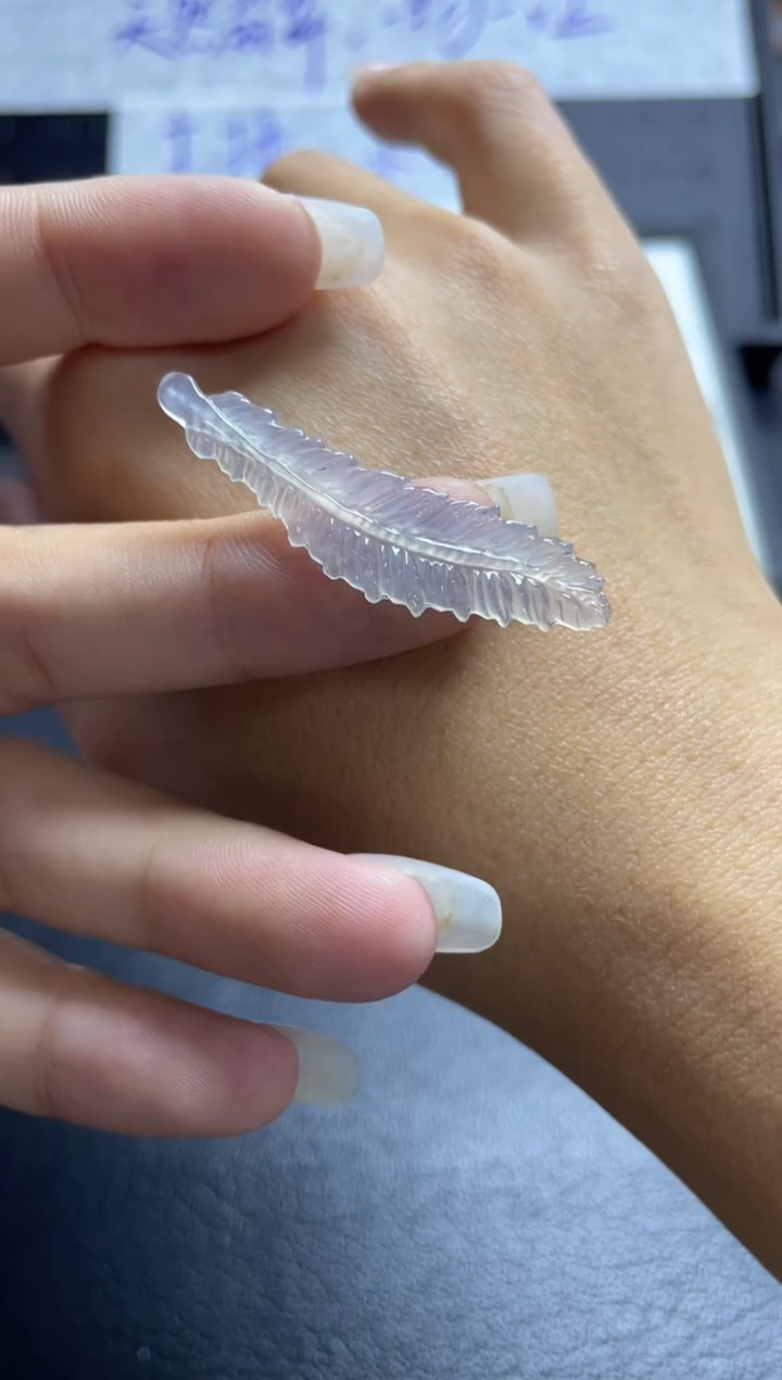 未镶嵌定制翡翠羽毛