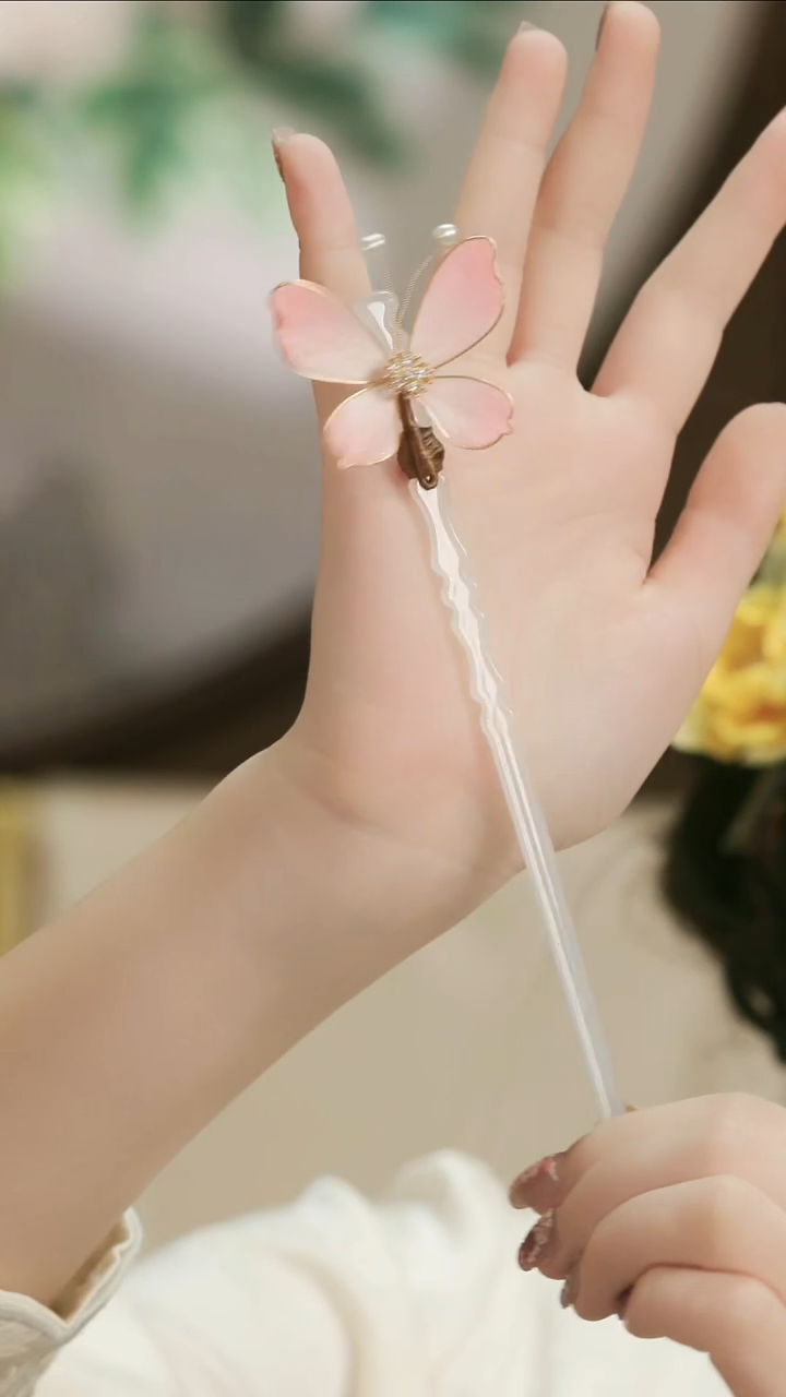 刺绣湘传礼纯手工发簪