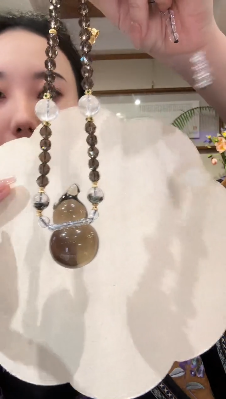 【闪购商品】水晶颈饰未镶嵌国风