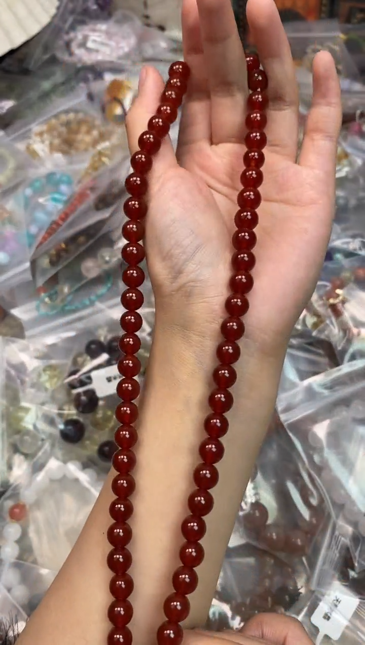 银S925镶嵌玛瑙项链223