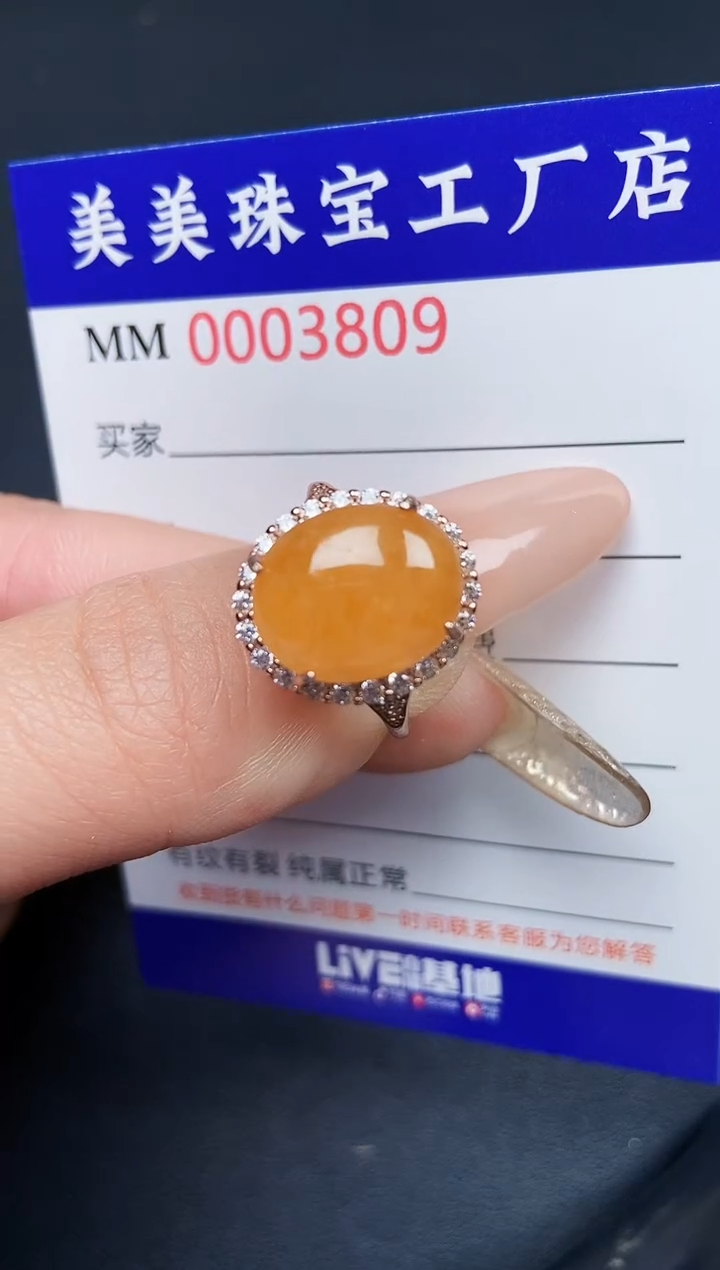 【闪购商品】翡翠颈饰银S925镶嵌3809
