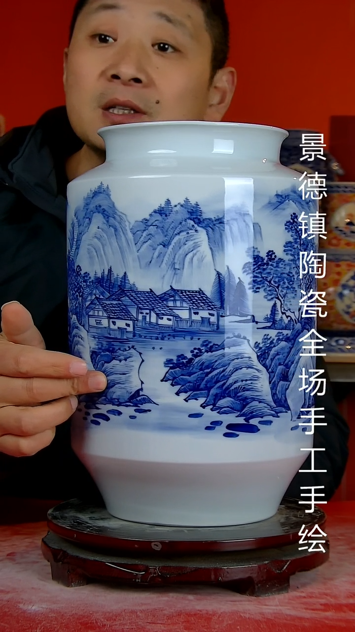 摆件陶瓷景德镇陶瓷 全场手工手绘