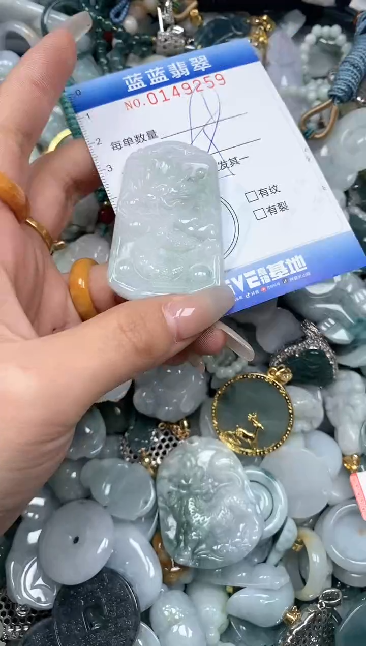 【闪购商品】翡翠颈饰未镶嵌闪购0149259多样性发其一