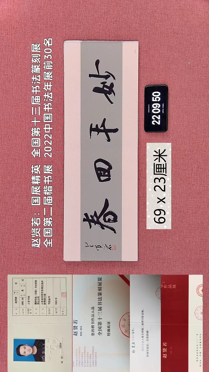 书法309    赵老师书法作品