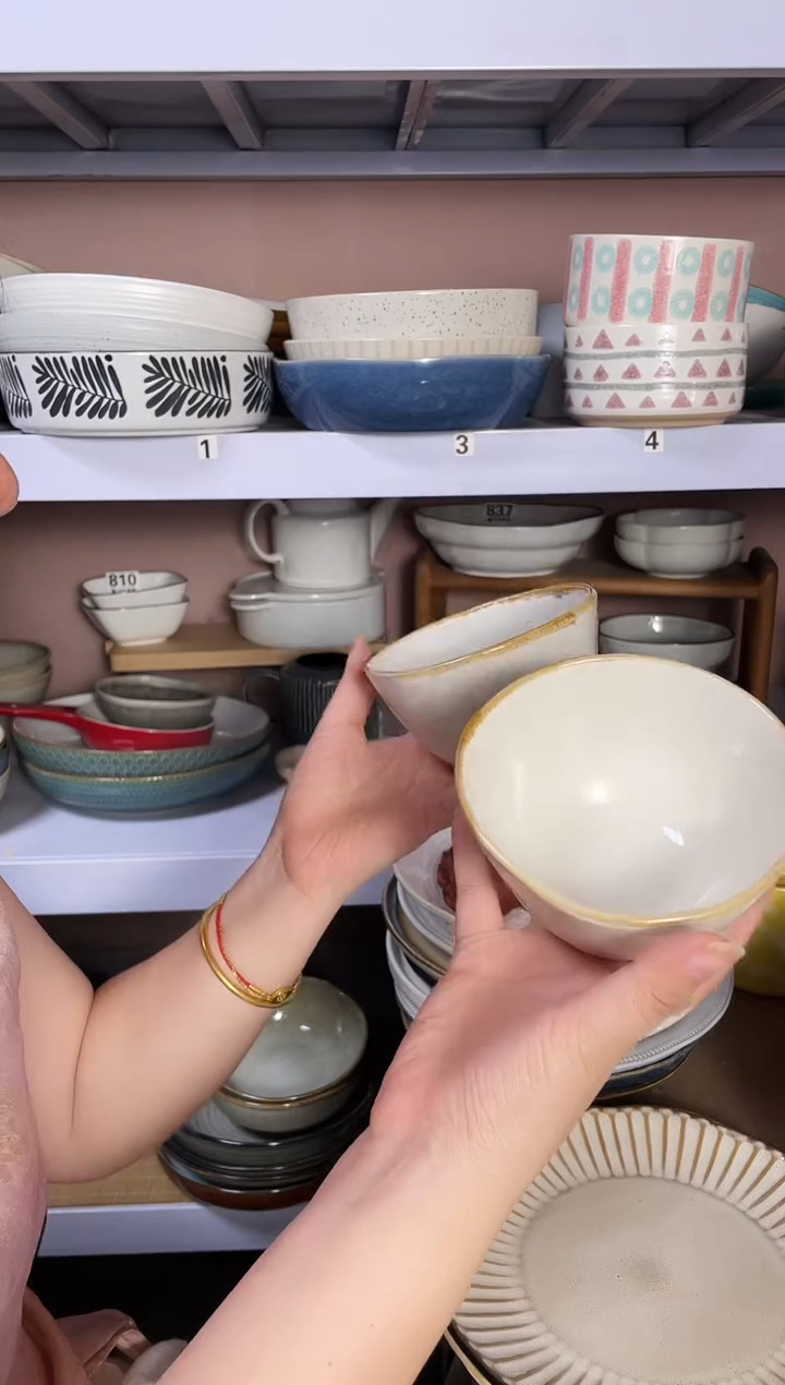 瓷微瑕（2个装）米白小碗