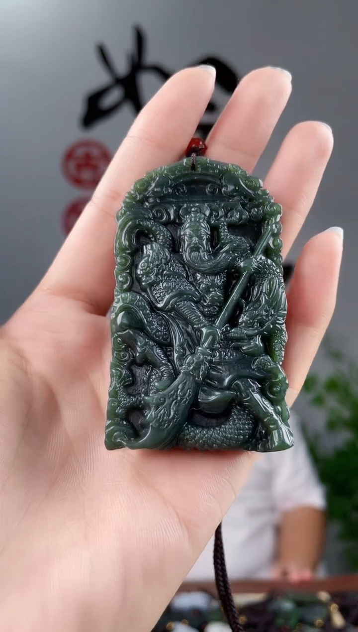 和田玉未镶嵌颈饰拍一发一，多样性发货