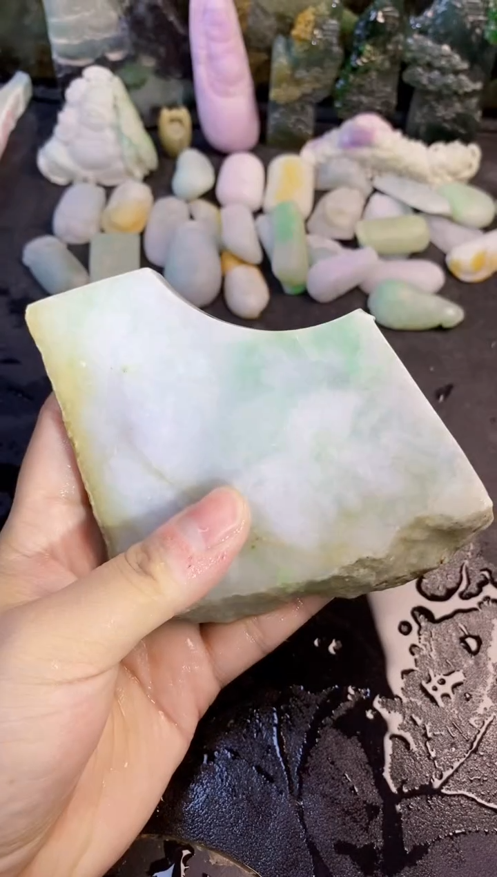 颈饰未镶嵌翡翠天然翡翠003