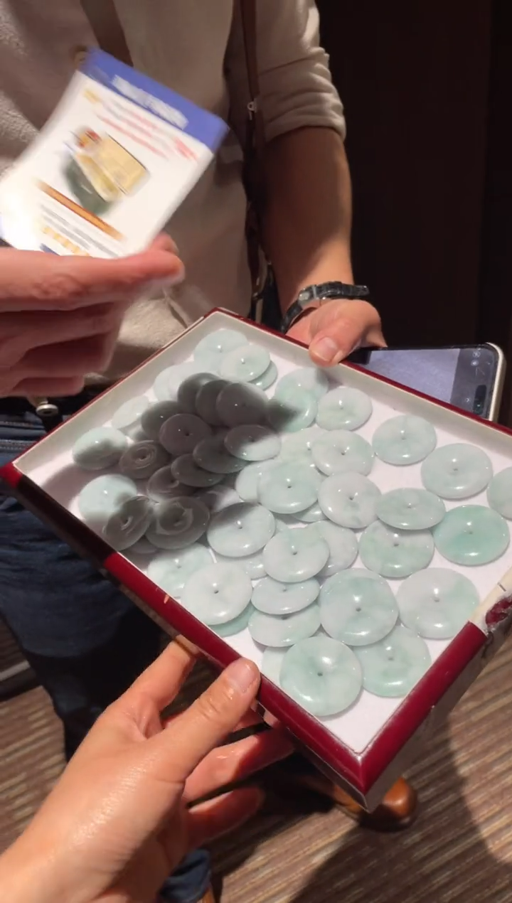 【闪购商品】翡翠颈饰未镶嵌平安扣-多样性发货发一件