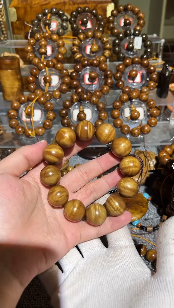 【闪购商品】楠木（金丝楠）手串/手链小叶桢楠水波纹2.0手串