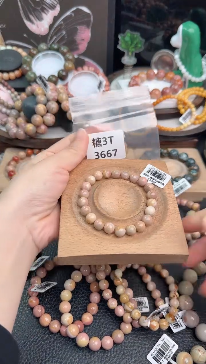 未镶嵌手链石英质玉超****头3T3667